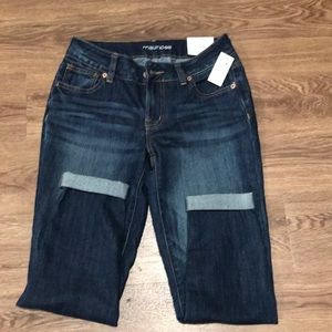 NWT maurices crop jeans